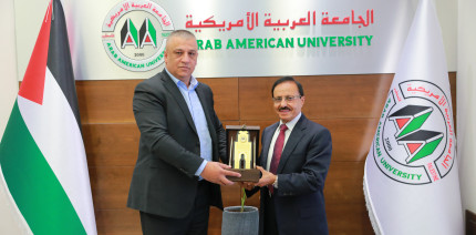 الجامعة العربية الأمريكية تستقبل رئيس جهاز الارتباط العسكري الفلسطيني وتبحث سبل التعاون